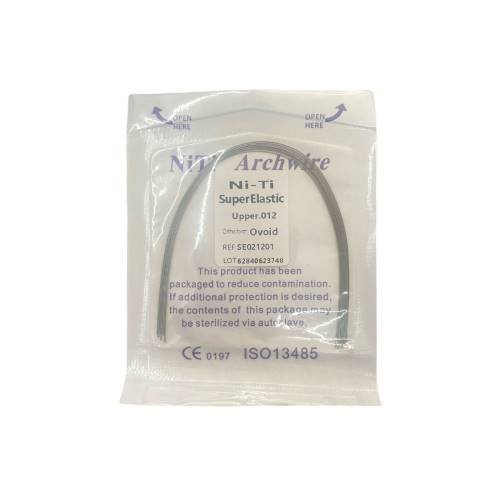 Arco de Ortodoncia NI-TI Super Elastic Ovoide Superior 012 