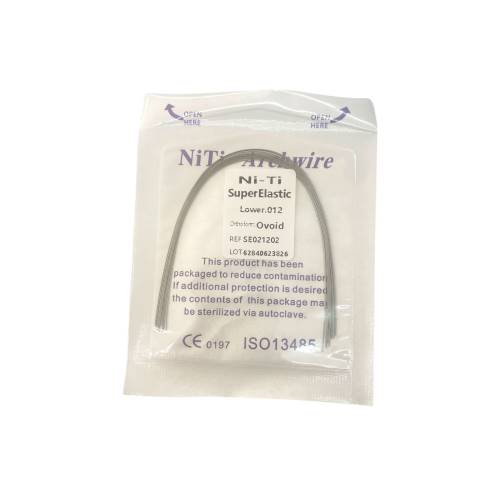 Arco de Ortodoncia NI-TI Super Elastic Ovoide Superior 014