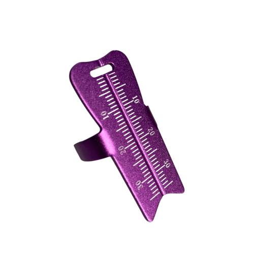 Anillo con regla de endodoncia 