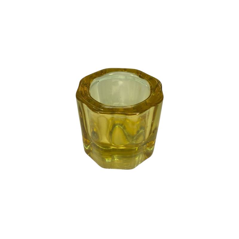 Vaso Dappen Vidrio Amarillo 