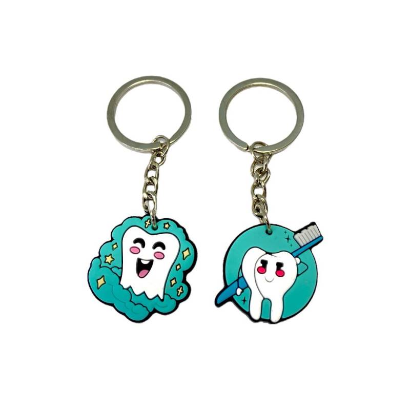 Llavero engomado dental 
