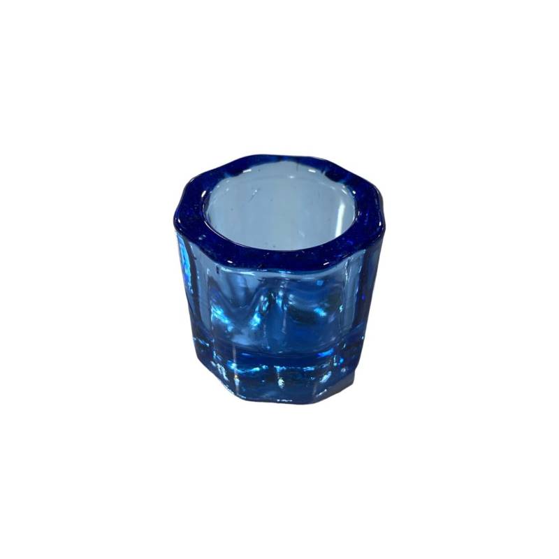 <li>Vaso Dappen Vidrio azul</li>