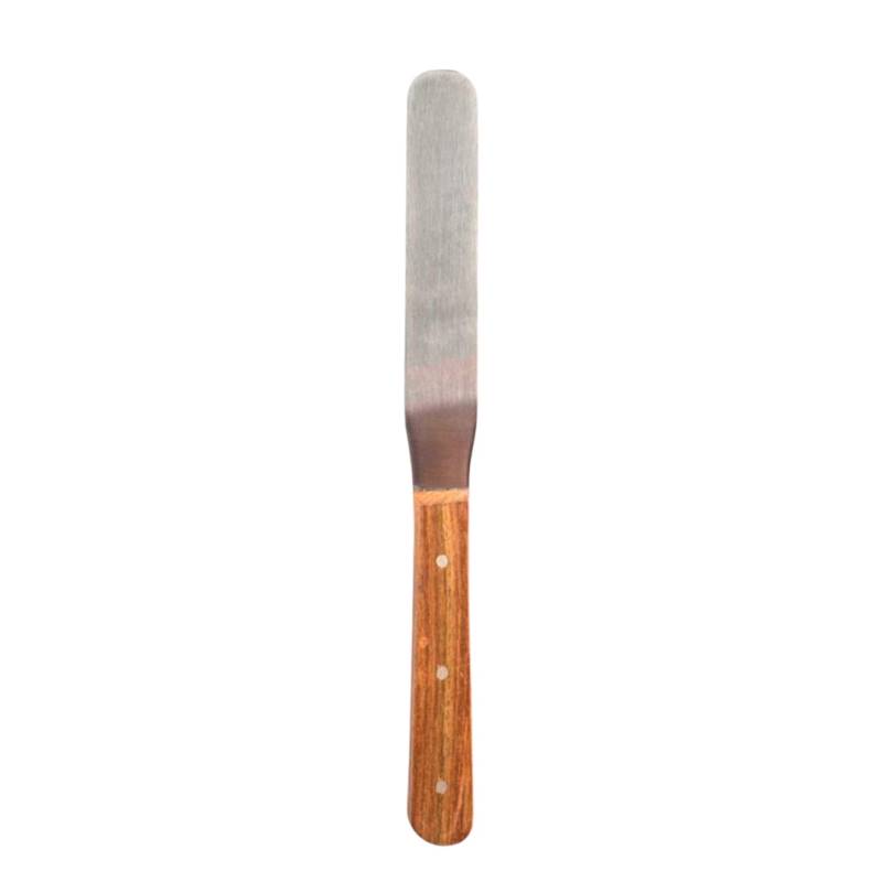 Espátula de silicona mango madera