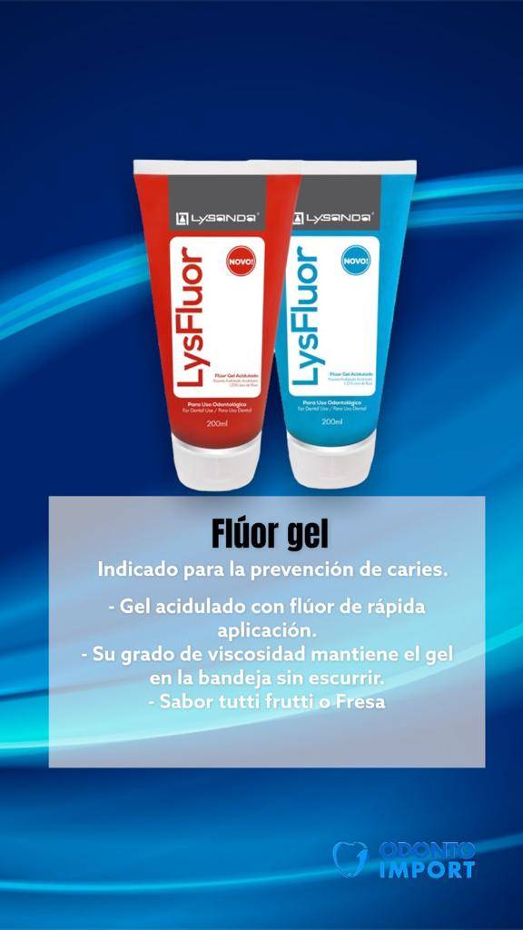 <li>Flúor Gel 200ml  Lysanda</li>